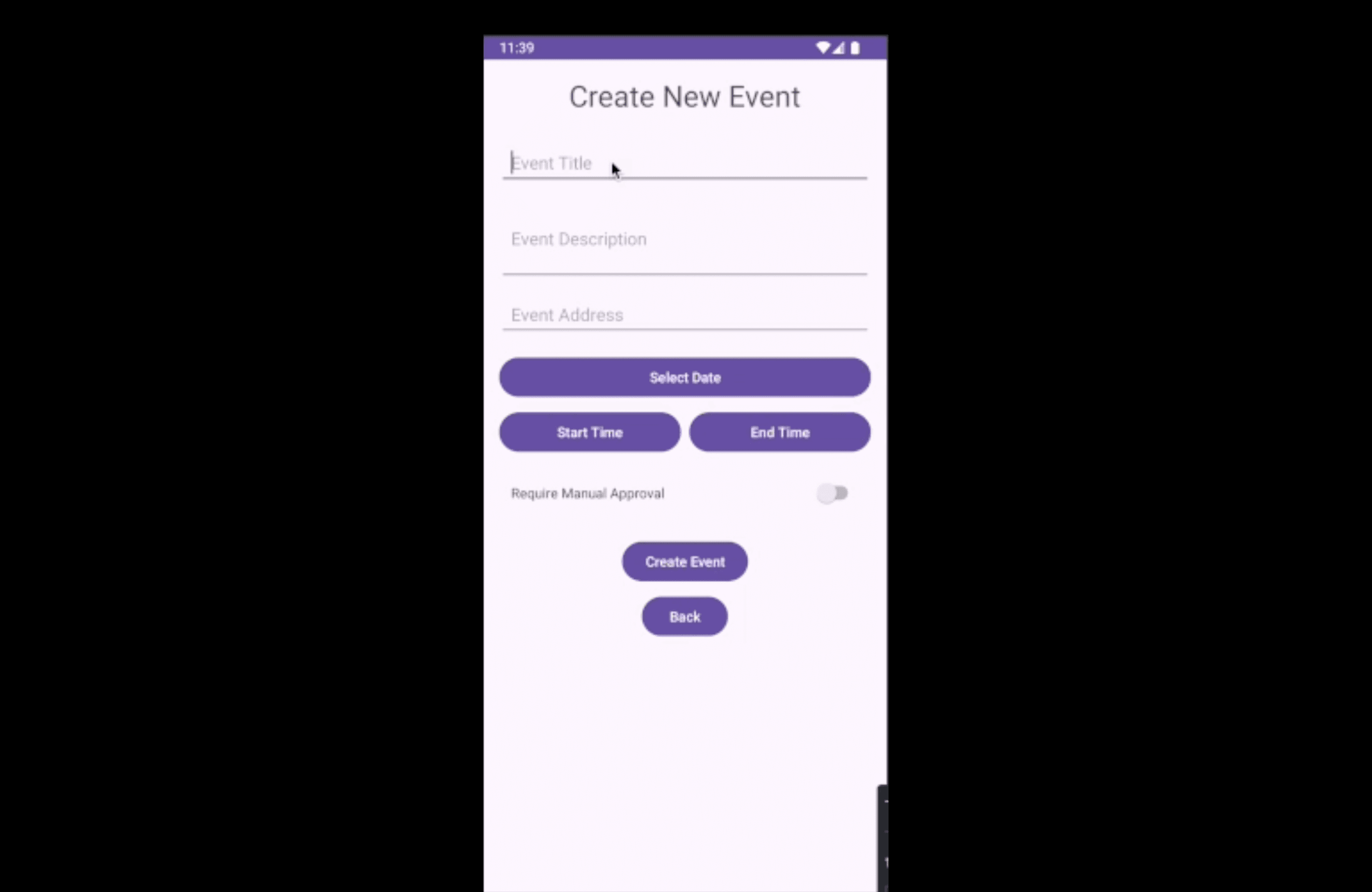 Event Attendance Management Mobile App